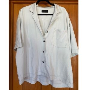 Babaton Oversized Bowling Shirt
